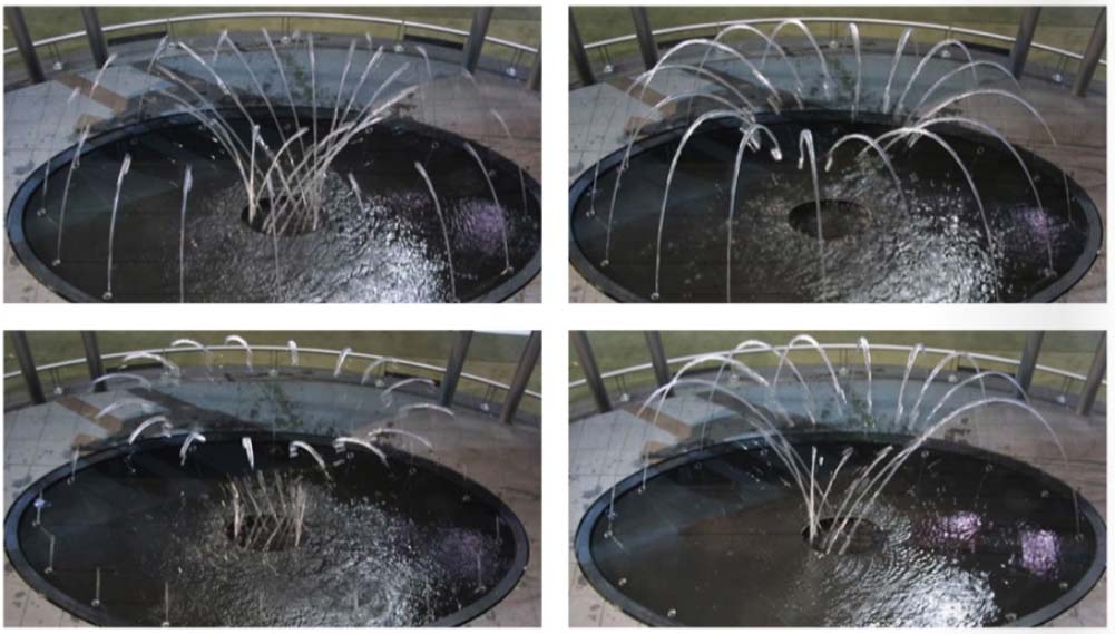 animated-fountain-alternating-patterns Animated fountains allow for alternating patterns to amaze onlookers