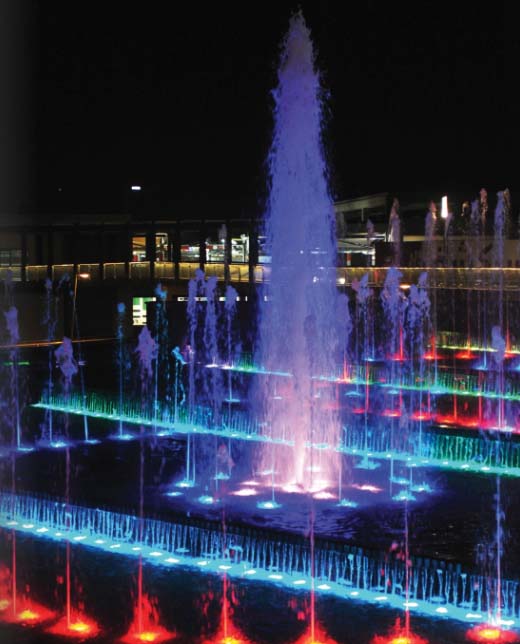 large-illuminated-animated-fountain-design There's no limit to the amazing displays that can be created with animated fountains