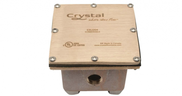 fountain-junction-box Junction boxes help house the electronics of a fountain