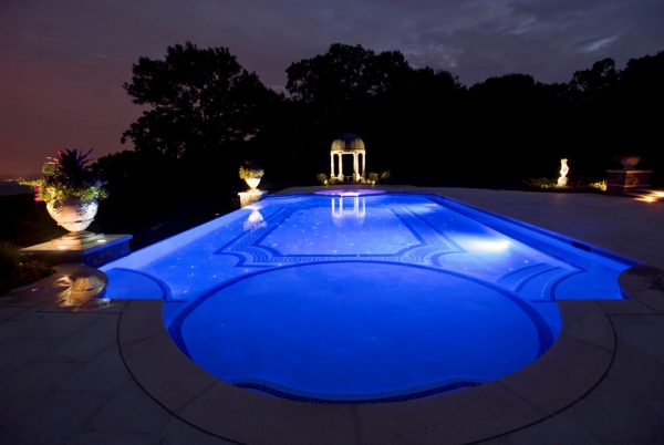illuminated-pool Pools are the base part of fountains where dispersed water is caught